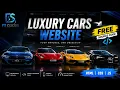 Luxury Cars Website Using HTML CSS JavaScript Responsive Design Free Source Code