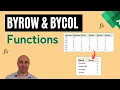 Excel BYROW and BYCOL Functions Two Examples