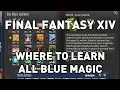 FFXIV Where To Learn All Blue Magic Patch 4 5
