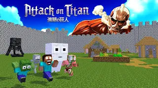 Download Monster School : Attack On Titan - Funny Minecraft Animation MP3