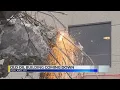 Demolition continues on Ashland s old oil building