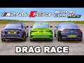 Download Lagu BMW M240i v Audi RS3 v AMG CLA 45 S: DRAG RACE