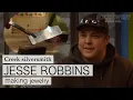 Old style Silversmith Jesse Robbins Making Jewelry