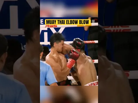 Muay Thai elbow blow💀 #mma #ufc #usa #muaythai  #fighter