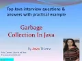 Garbage Collection In java Core Java Interview question