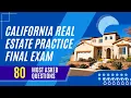 California Real Estate Practice Final Exam 80 Most Asked Questions