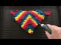 Tie-dye pattern P226 Star Mandala