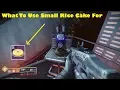 What To Use A Small Rice Cake For Destiny 2 Shadowkeep - Hidden Bunnies
