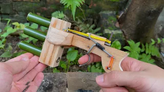 Bamboo and wooden guns – the pinnacle of bamboo artistry