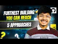 1642 Furthest Building You Can Reach 5 ways Why not DP Min Heap Binary Search Greedy