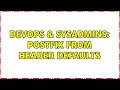 DevOps SysAdmins Postfix FROM header defaults 2 Solutions