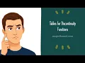 2-The Discontinuity functions tables for loads shear and moment expressions-English