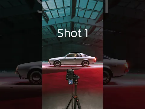 This is how the pros light a car shot. 📷💡🚗 #amaran Ray 120C