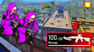 RETO CAMPERO CON LA NUEVA AMETRALLADORA “RPK” en FREE FIRE 😱