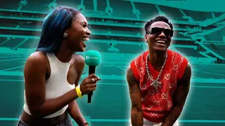 wizkid talks more love less ego football u0026 headlining glastonbury