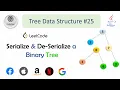 Serialize and De-Serialize a Binary tree Explanation in Hindi Java C CodeOps