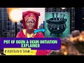 Orisha Ogun Priests Explains how to Have a Pot of Ogun and Ogun Initiation in an Interview