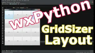 wxPython GUI Programming Grid Sizer Layout