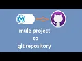 How to commit mule application to git hub repository
