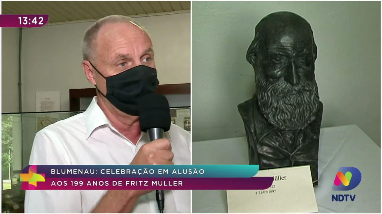 Blumenau celebra os 199 anos do naturalista Fritz Muller