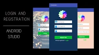 Create Login And Registration Screen In Android App Development Tutorial