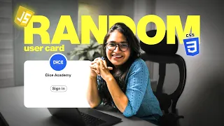 Build a Random User Generator Card with HTML CSS JavaScript