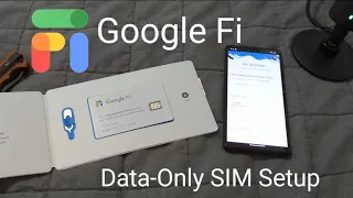 Google Fi Data-Only SIM Card Setup