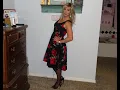 Crossdressing Husband Models for Wife her Dresses
