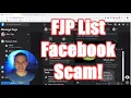 FJP List Facebook Scam