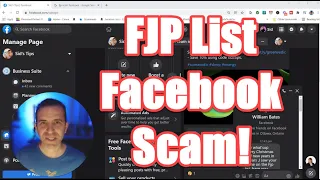 FJP List Facebook Scam