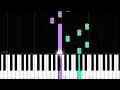 J.S. Bach - Prelude no. 1 in C major [BWV 846] | EASY Piano Tutorial