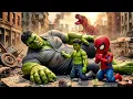 Unexpected Team-Up T-Rex Dinosaur and What Happened to Hulk Superhero Short Film