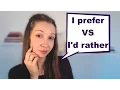 Download Lagu I'd Rather VS I Prefer: English Vocabulary Lesson