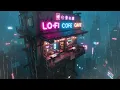 The Perfect Getaway | Cyberpunk Lofi Cafe Rain Sounds for Relaxation