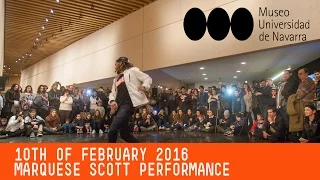 Download Marquese Scott performs at Museo Universidad de Navarra. Trndsttr  and Hello. MP3