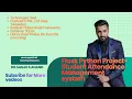 Student Attendance System using Flask Excel Upload SQLite I Anand Inspires I Dr SANJU S ANAND