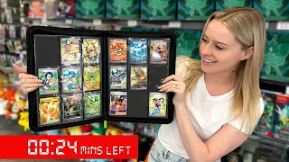 Trying To Complete Pokemon s NEWEST Set In 8 Hours Community Master Set Challenge