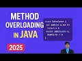 Method Overloading in Java 2025 Simple Explanation Examples