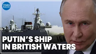 Putin’s spy ship spotted in British waters, defence minister reveals