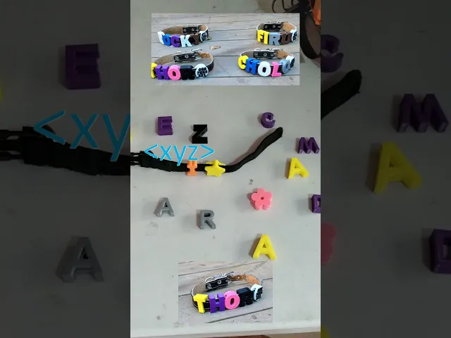 Letters for Dog Collar video thumbnail
