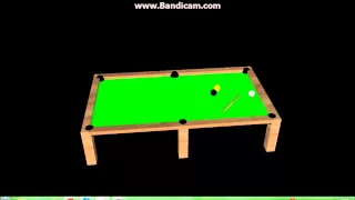 Vpython - biliard pool game