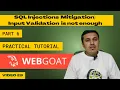 Input Validation Vulnerability Attack SQL Injection Bug Bounty WebGoat Cyber World Hindi