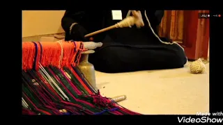 مهرجان اليوم الوطني معرض التراث صناعه السدو بأحتراف 