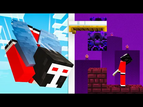 Video Thumbnail: Opettelin 9 ÄÄRIMMÄISEN Vaikeaa Taitoa Minecraftissa...