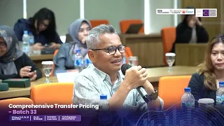 Intensive Course Comprehensive Transfer Pricing Batch 33 - DDTC Academy 2026