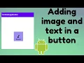 Adding Text and Image in a Button in Android Studio TechViewHub Android Studio