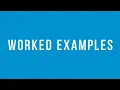 Worked Examples Elementary Set Theory