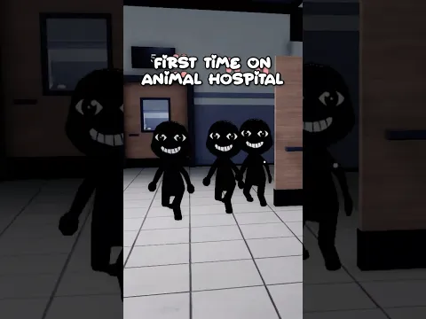 First time on animal hospital be like... 😱 #animalhospital #roblox