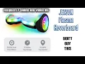 Jetson Plasma Hoverboard 220lb Ages 12 LED Liquid LightPatterns Anti-Slip All-Terrain Tires