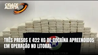 Polícia apreende 422 kg de cocaína com destino a Balneário Camboriú